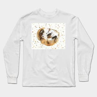 Coffee fox Long Sleeve T-Shirt